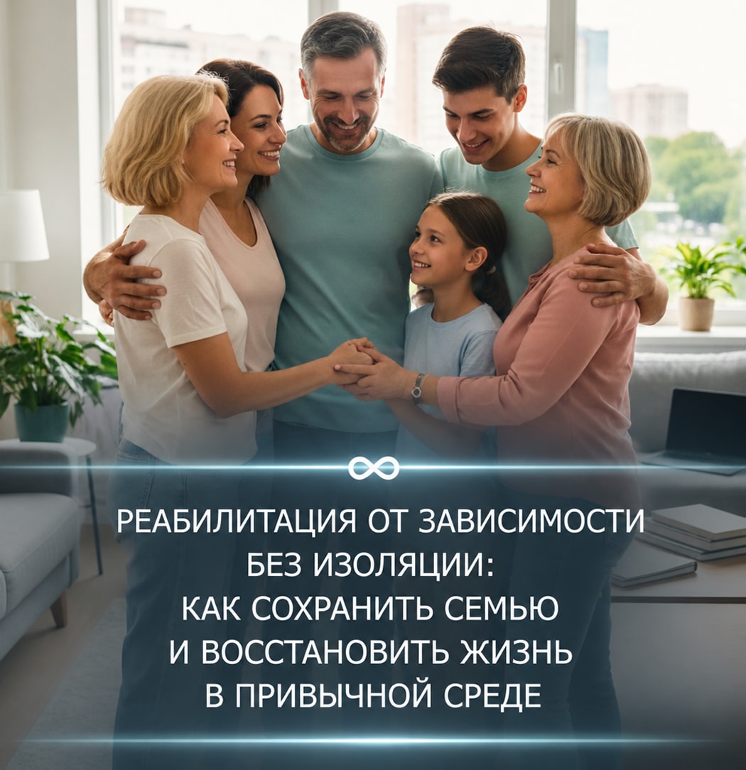Реабилитация от зависимости без изоляции: как сохранить семью и восстановить жизнь в современном мире